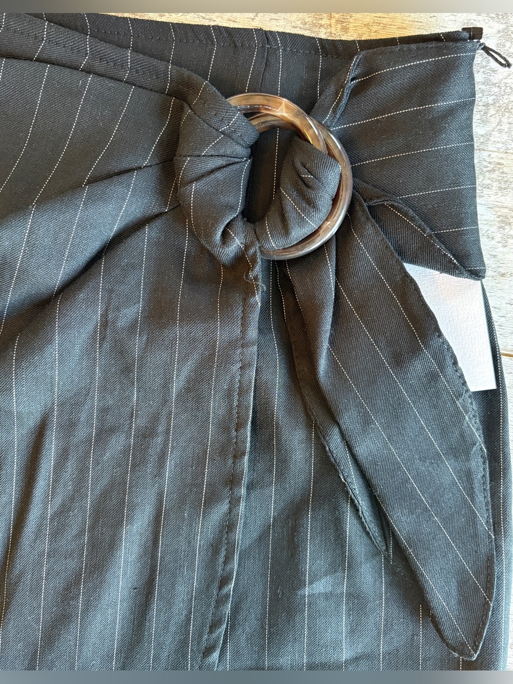 NEW w/Tags REVOLVE Bailey 44 Flory Skirt in Black Pinstripe Size XS - Picture 5 of 14